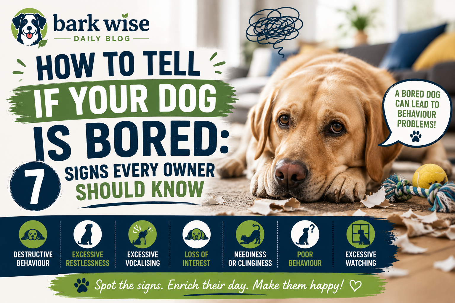 How to Tell If Your Dog Is Bored: 7 Signs Every Owner Should Know