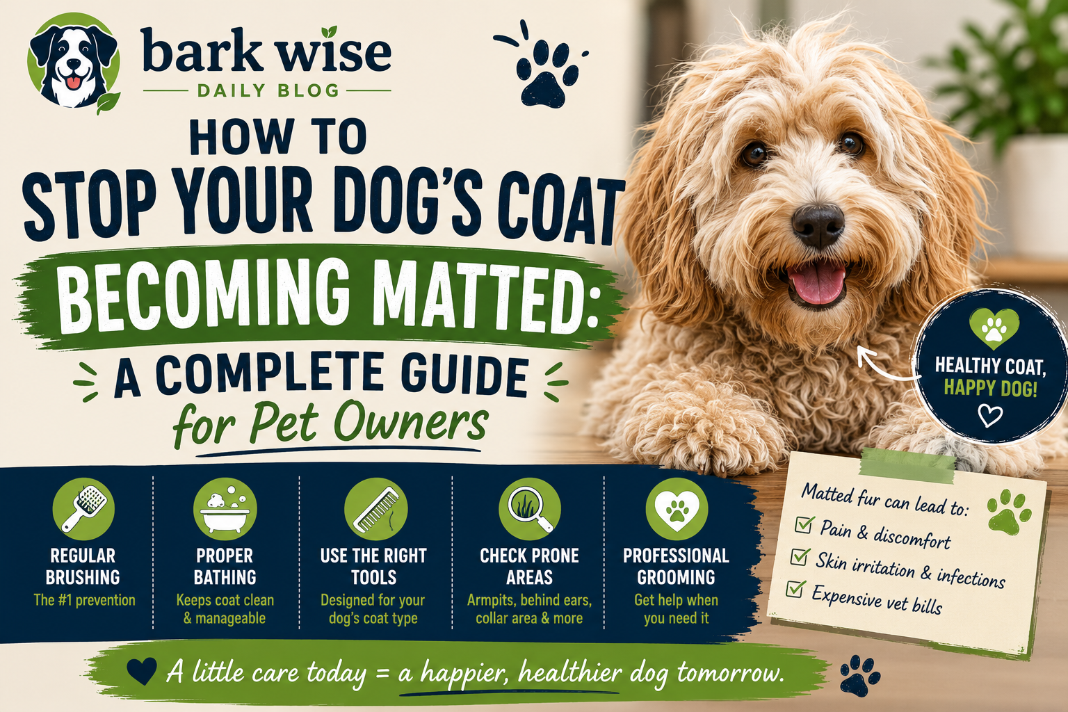 How to Stop Your Dog's Coat Becoming Matted: A Complete Guide for Pet Owners