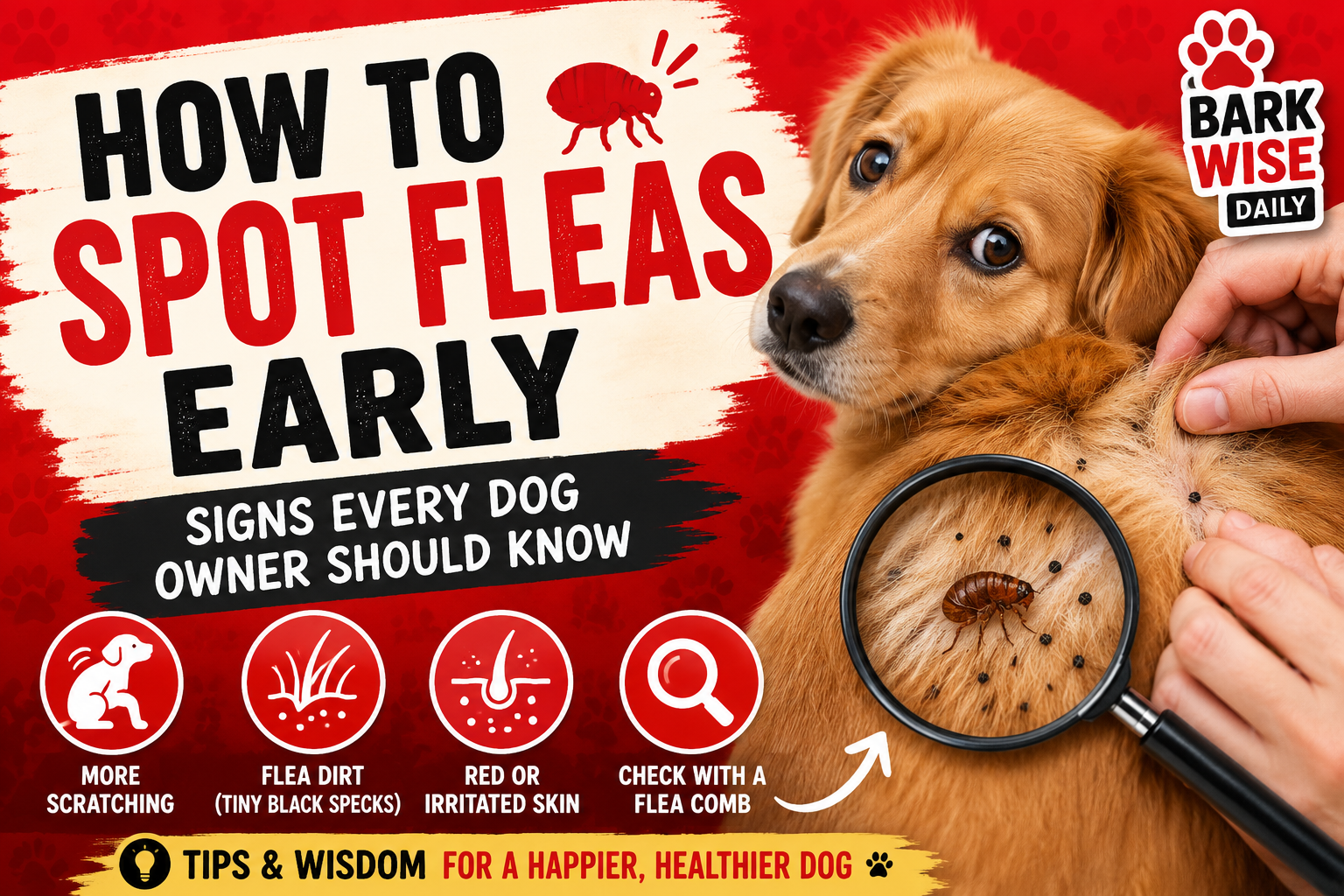 How to Spot Fleas Early: 7 Signs Every Dog Owner Should Know